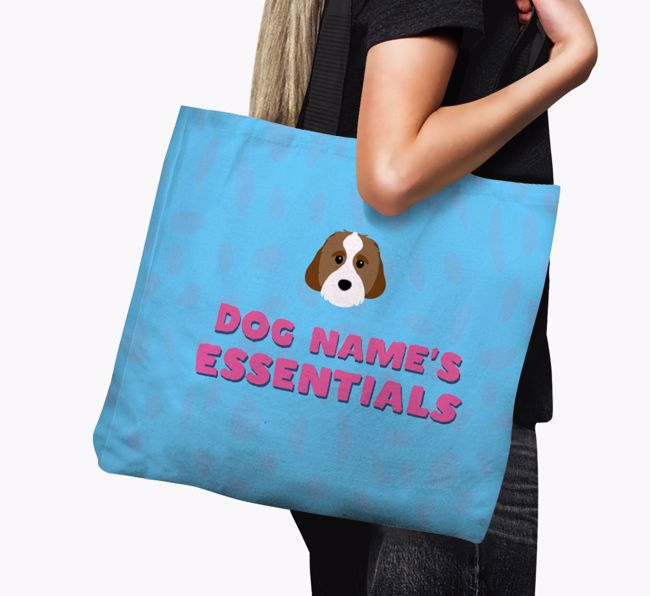 'Essentials' - Personalized {breedFullName} Canvas Bag